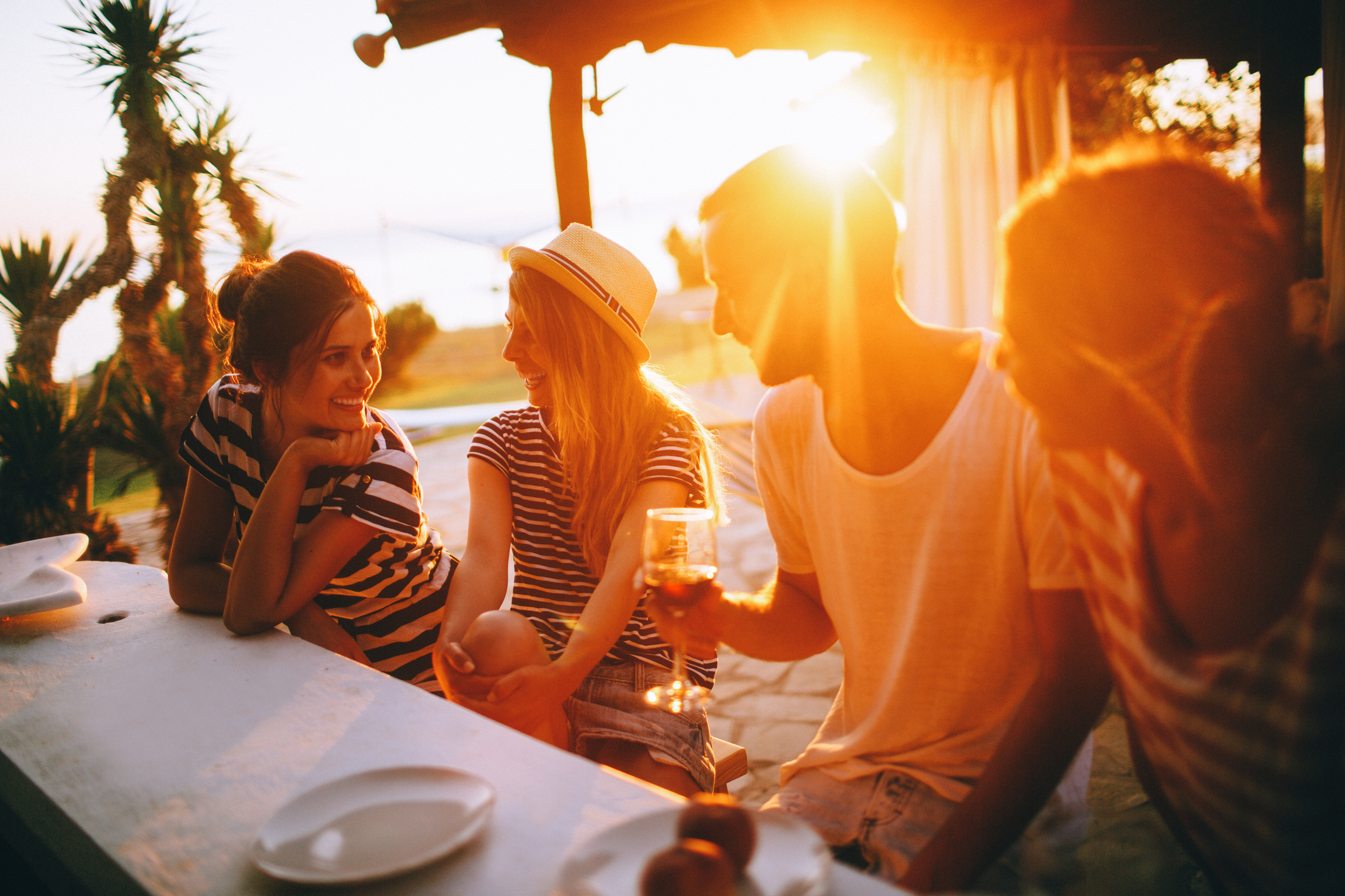 Summertime dinner party